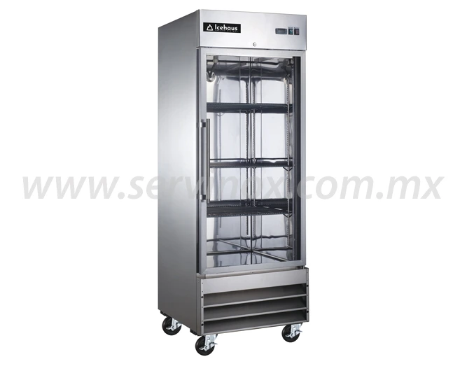 Congelador 1 Puerta de Cristal ICEHAUS CV 1PC SS 01